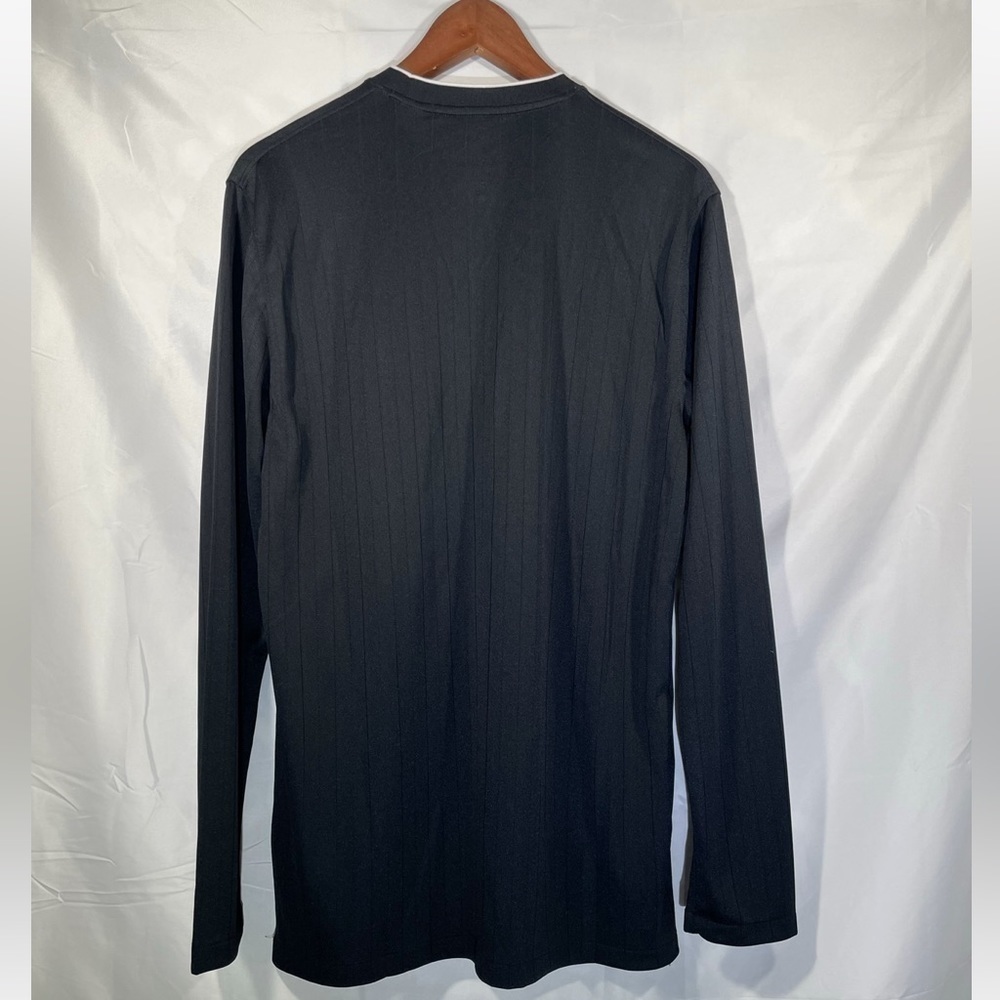 Nike Dri-Fit Mens Referee 2 Jersey Long Sleeve Black Sports Shirt Active Large - Picture 4 of 11